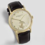 Vacheron Constantin. An 18K gold manual wind wristwatch Circa 1950