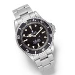 Rolex. A stainless steel automatic bracelet watch Submariner, Ref: 5512, Circa 1965