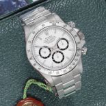 Rolex. A recently serviced stainless steel automatic chronograph bracelet watch Cosmograph Dayto...