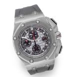 Audemars Piguet. A Limited Edition titanium and ceramic automatic calendar chronograph wristwatch...