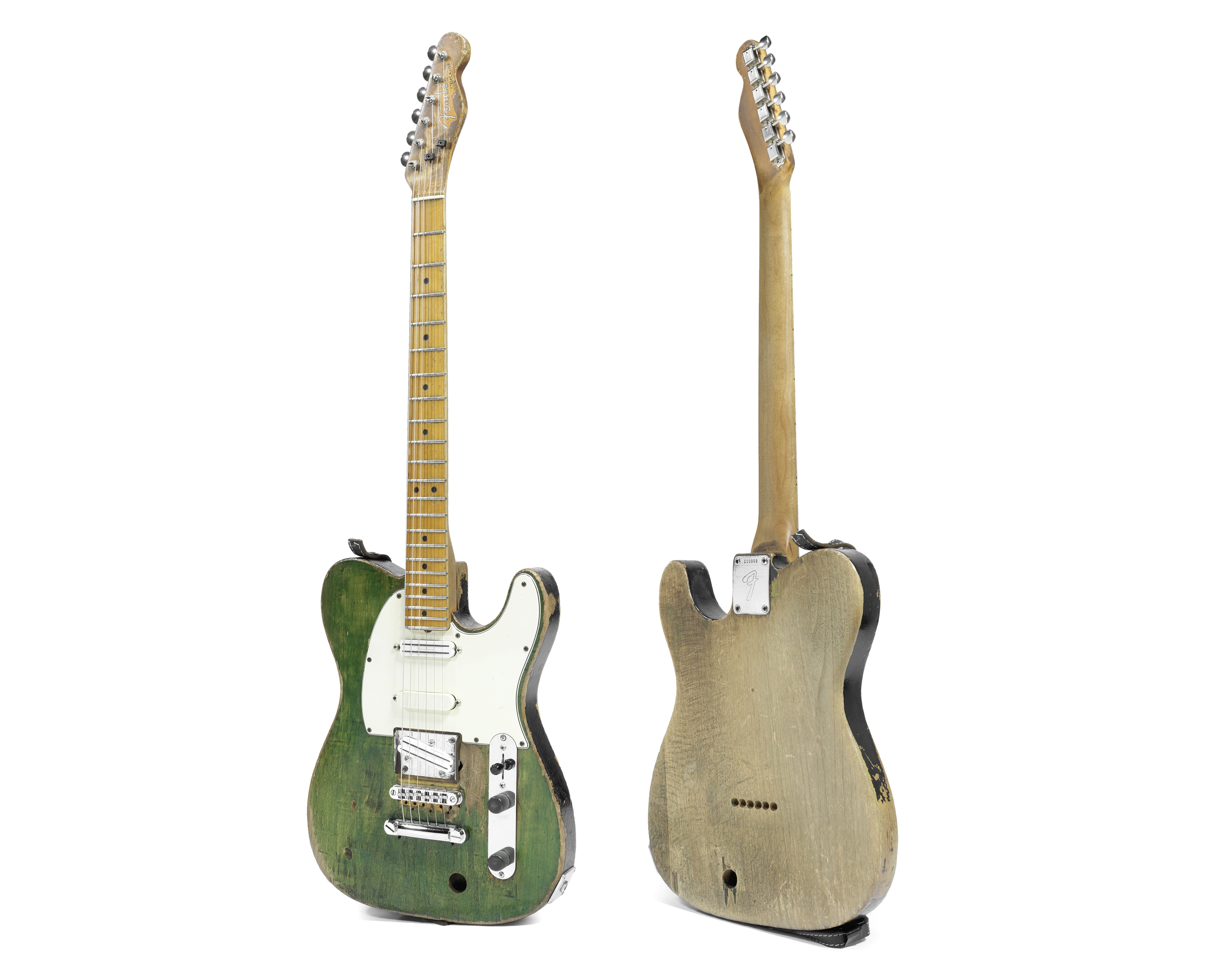 Status Quo: Francis Rossi's legendary green Fender Telecaster guitar, late 1965, - Image 14 of 19