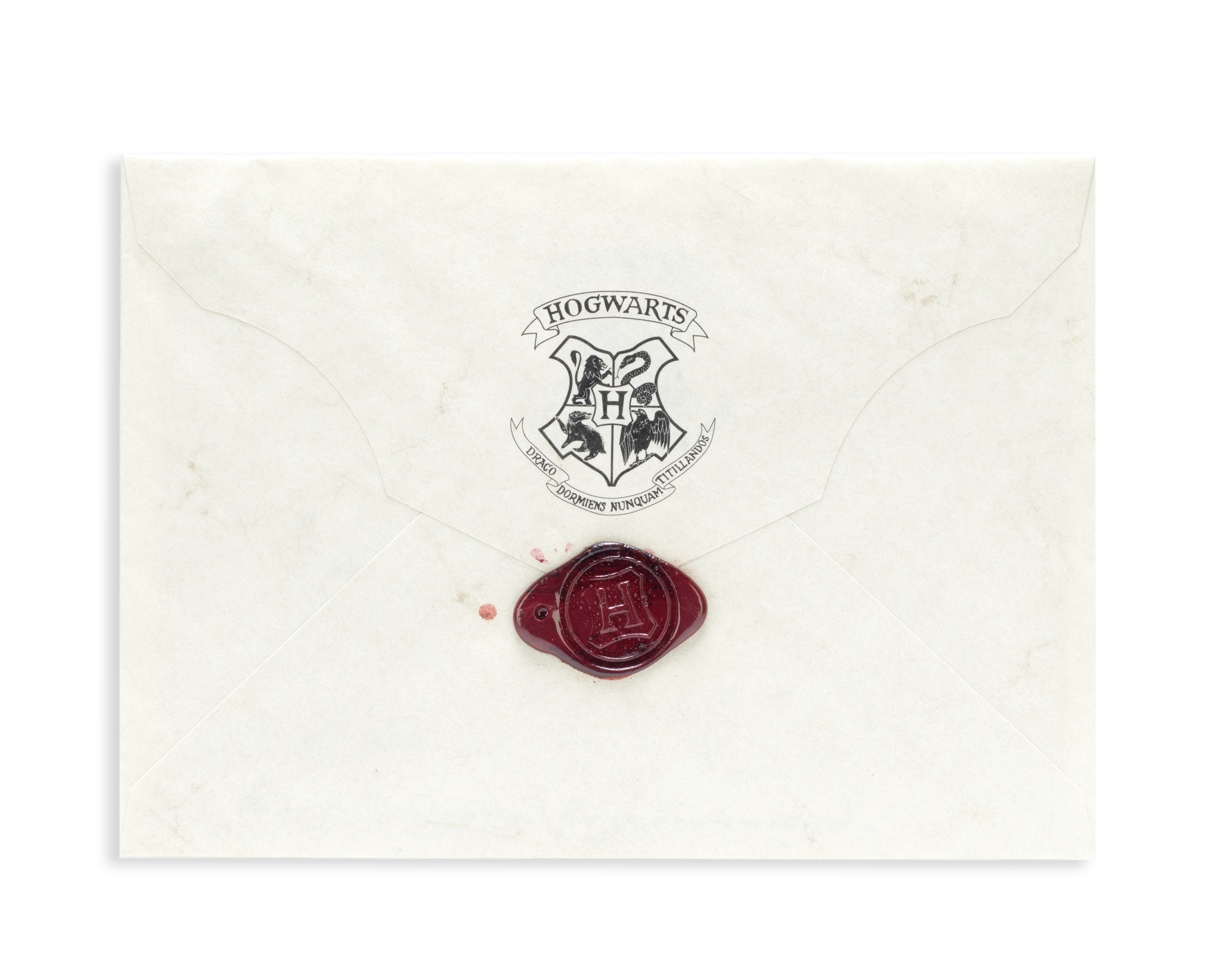 Harry Potter: A Hogwarts acceptance letter with envelope from The Philosopher's Stone, Warner Bro... - Image 2 of 3