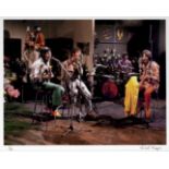 David Magnus (British, B.1944): A colour digital print of The Beatles at Abbey Road Studios, Lond...