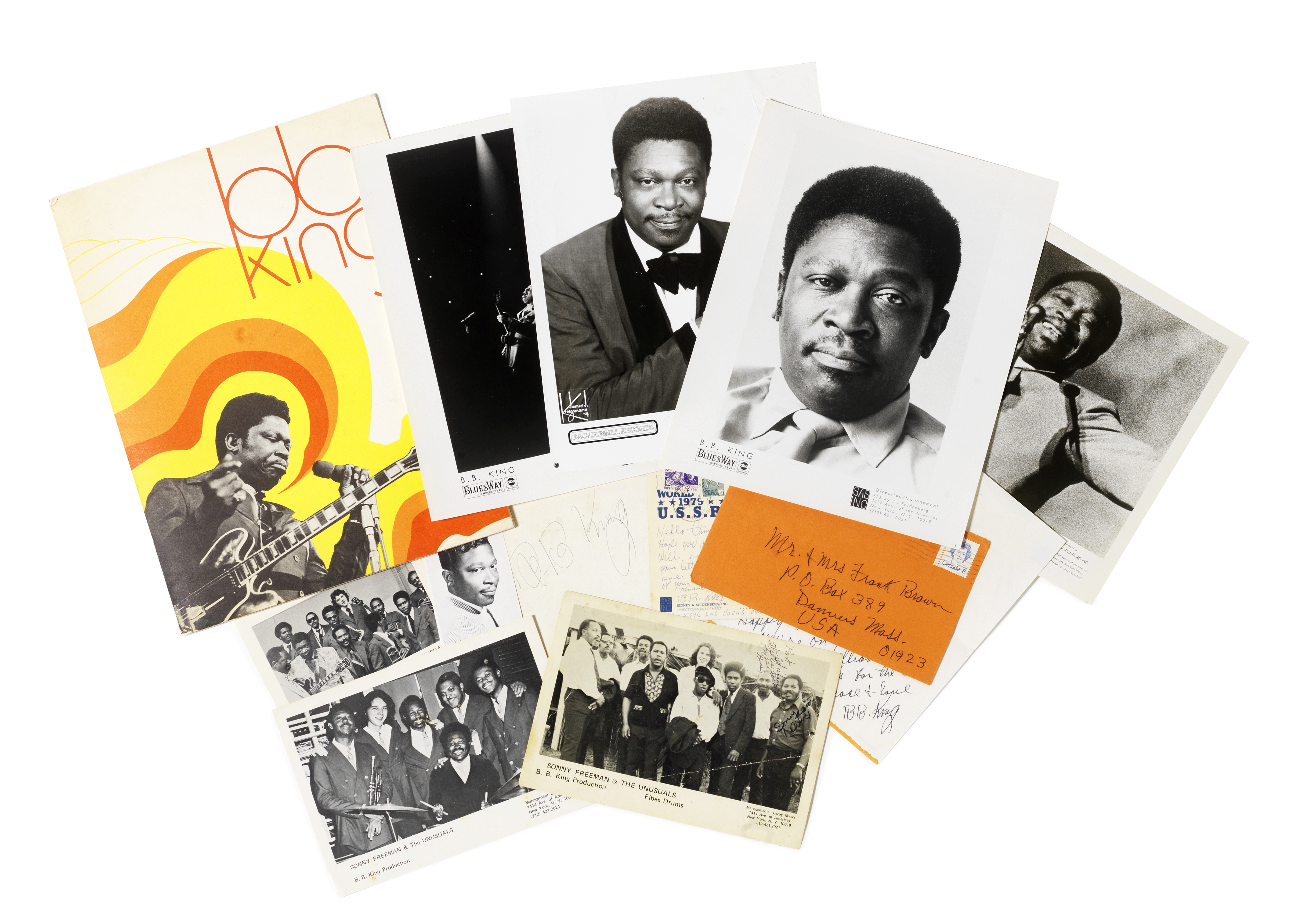 B. B. King: A rare press pack and related memorabilia, 1969 and later, Qty - Image 2 of 2