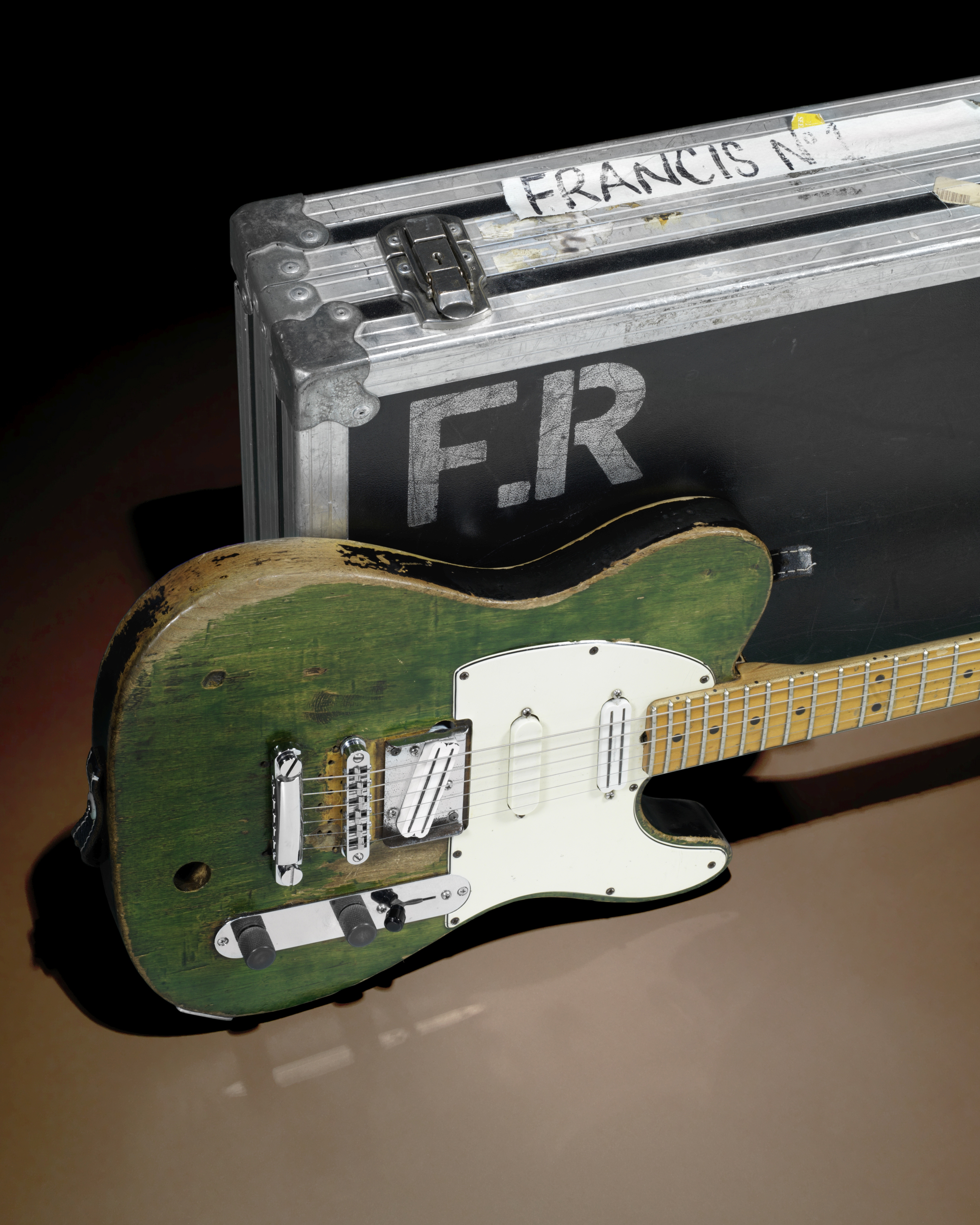 Status Quo: Francis Rossi's legendary green Fender Telecaster guitar, late 1965, - Image 2 of 19