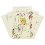 Marc Bolan/T.Rex: A collection of handwritten recording notes, original drawings, poems and relat...