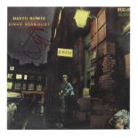 David Bowie: An autographed album cover for The Rise and Fall Of Ziggy Stardust And The Spiders F...