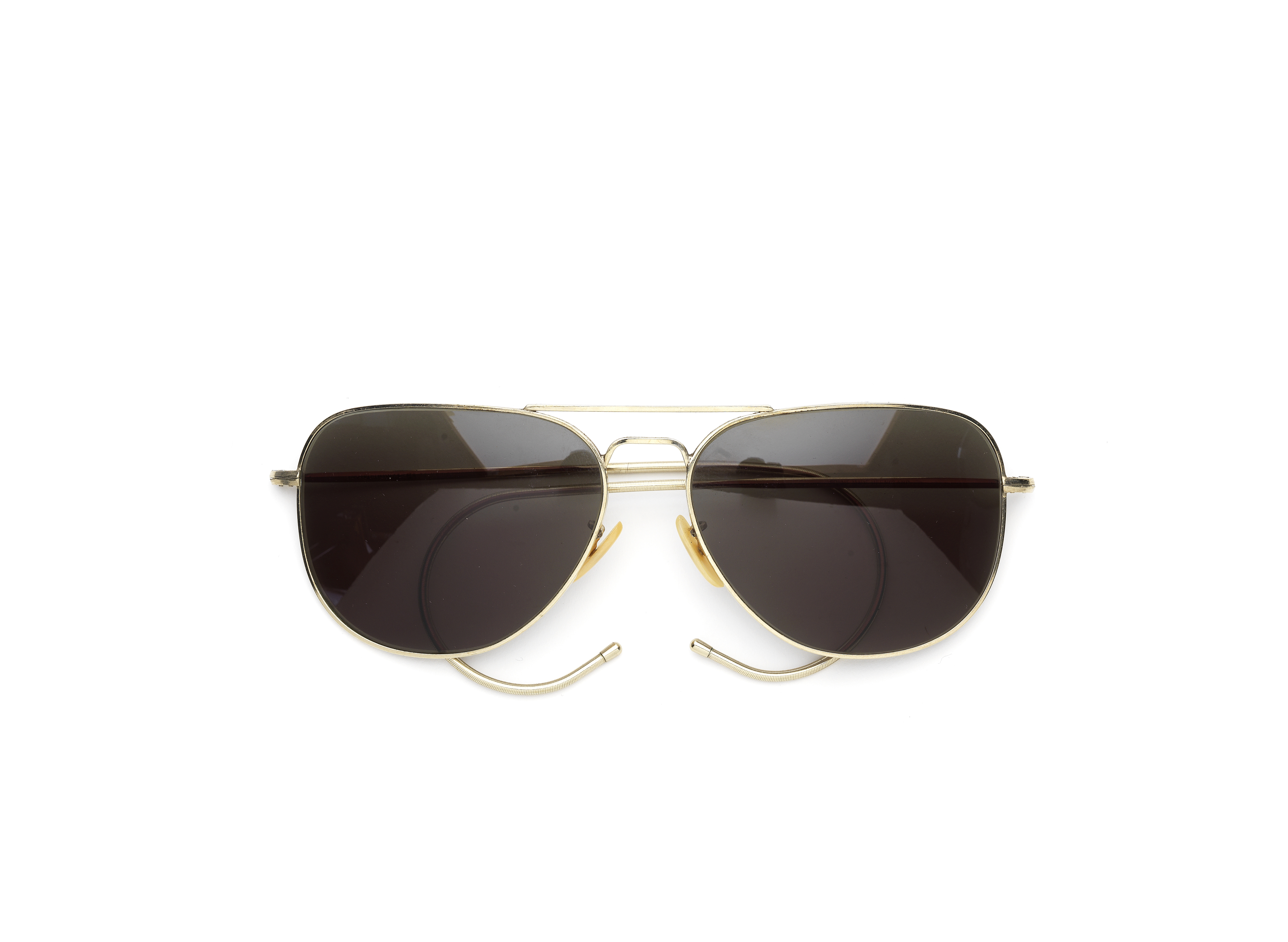 Brad Pitt: a pair of Savile Row Eyewear aviator sunglasses worn by Brad Pitt for his role as 'Gle...