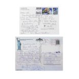 Paul McCartney: Two signed postcards, vinyl/CDs and other related memorabilia, Qty