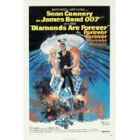 James Bond: two posters for Goldfinger and Diamonds Are Forever, Eon Productions/ United Artists,...