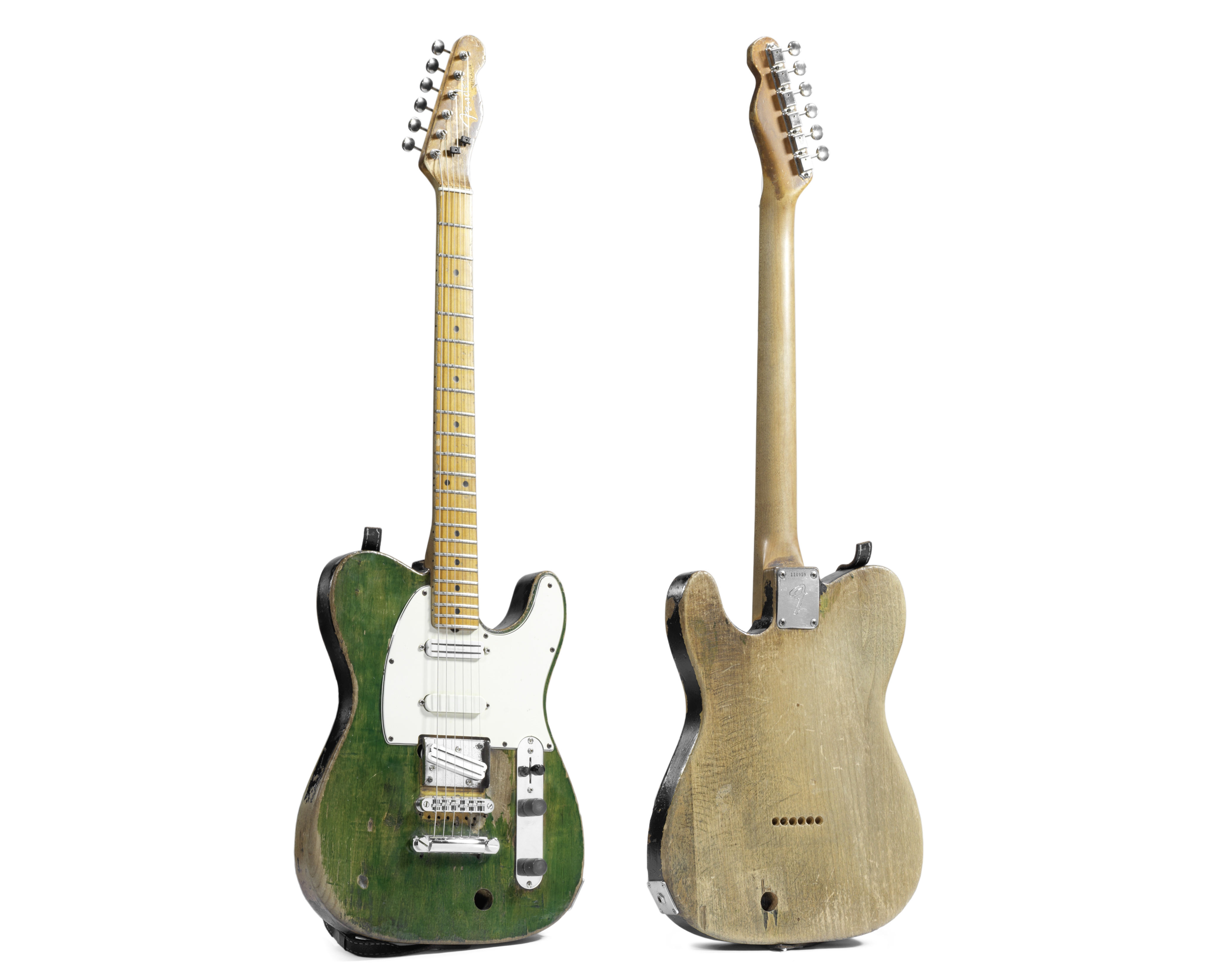 Status Quo: Francis Rossi's legendary green Fender Telecaster guitar, late 1965, - Image 13 of 19