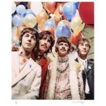 David Magnus (British, B.1944): A colour digital print of The Beatles at Abbey Road Studios, Lond...