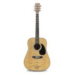 Donovan: An autographed and illustrated Encore W250 acoustic guitar,