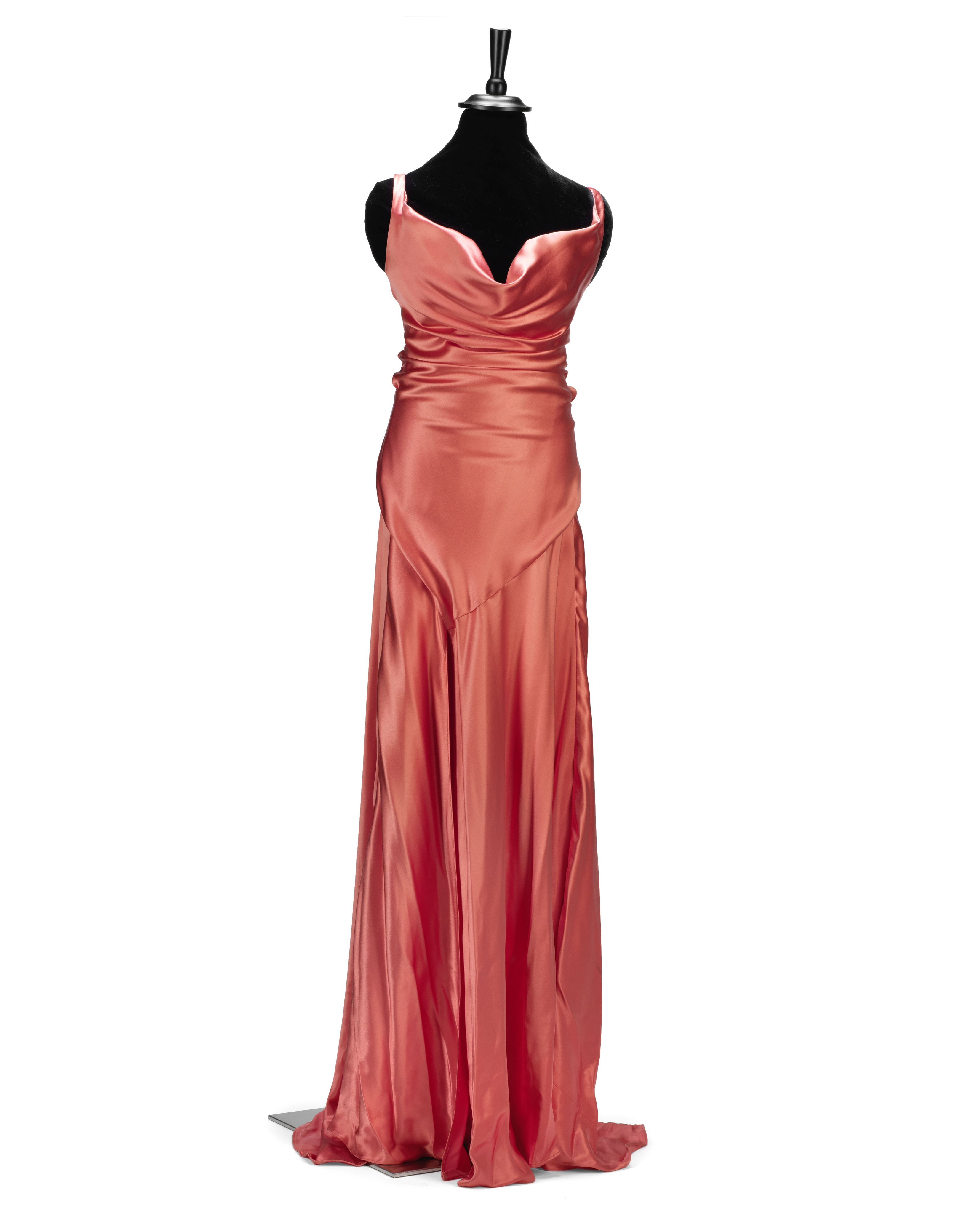 Casino Royale / Caterina Murino: A screen-used pink satin dress worn by Caterina Murino for her r... - Image 2 of 3