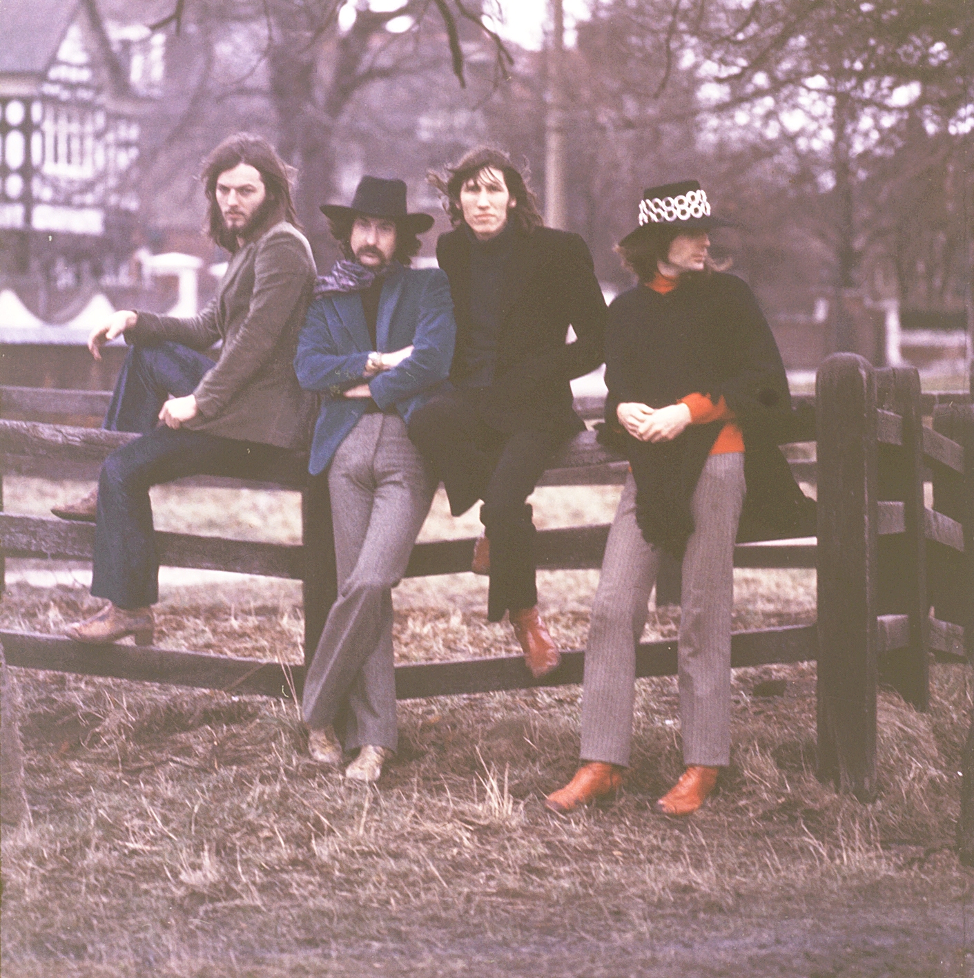 Pink Floyd: Eight colour photographs of the band, taken by Michael Randolph, circa 1970, 8