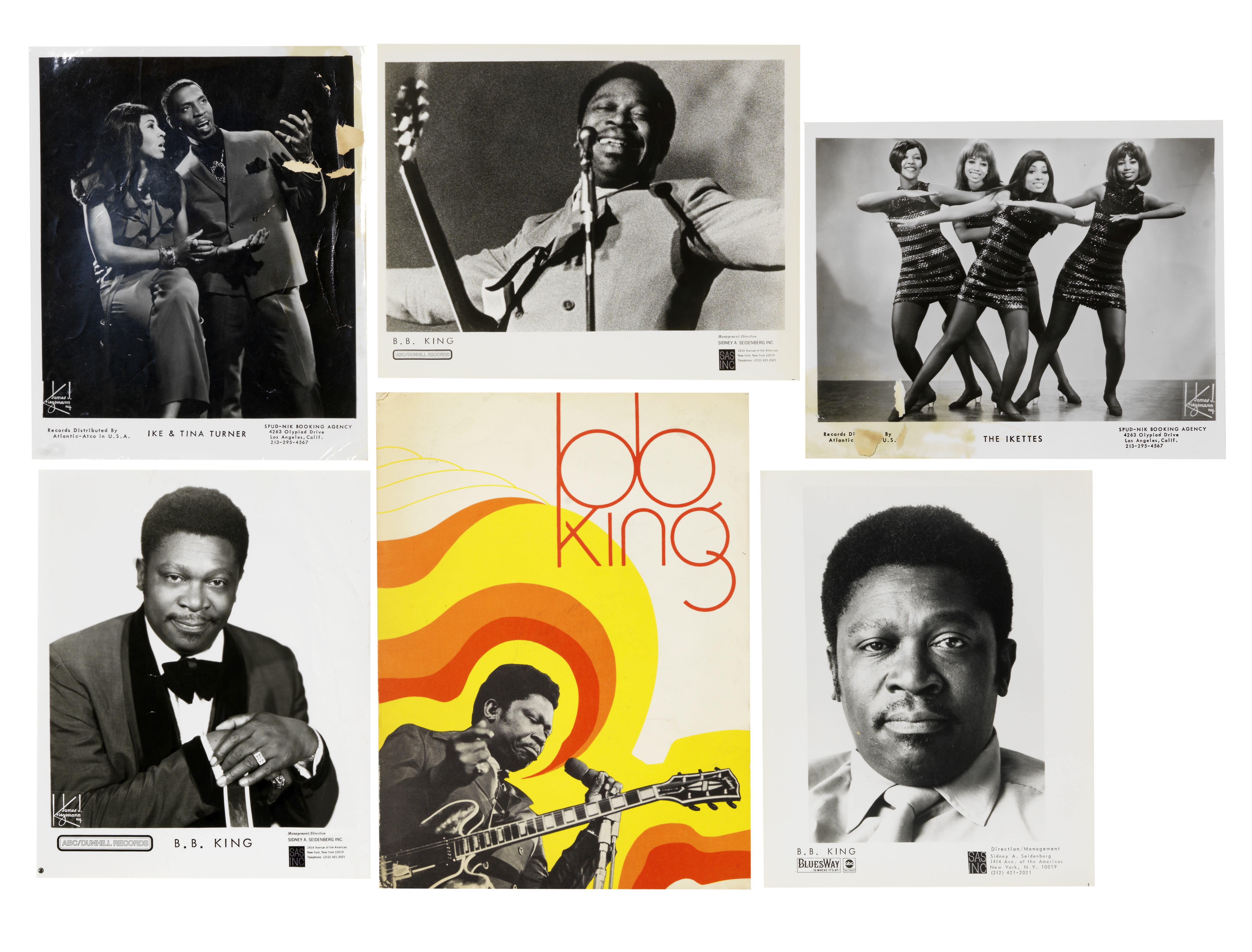 B. B. King: A rare press pack and related memorabilia, 1969 and later, Qty