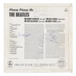 The Beatles: A copy of the album Please Please Me autographed by John Lennon and Paul McCartney, ...