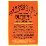 The Jimi Hendrix Experience: A 'Christmas On Earth Continued' concert poster, Olympia, London, 22...