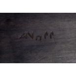 Alexandre Noll (1890-1970) Tray circa 1950ebony, carved 'ANOLL'height 2in (5cm); width 15 1/4in (...