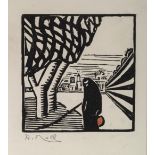 Alexandre Noll (1890-1970) Untitled1917woodblock print, signed 'ANOLL' 7 x 5in (18 x 13cm)
