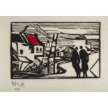 Alexandre Noll (1890-1970) Untitled1917woodblock print, signed 'ANOLL 1917' 4 3/4 x 5 1/2in (12 ...