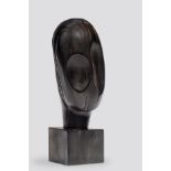 Alexandre Noll (1890-1970) Head Study circa 1950ebony, carved 'ANOLL'height 13 1/4in (33.5cm); wi...