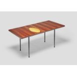 Tapio Wirkkala (1915-1985) Coffee Tabledesigned 1958model no. 9013, for Asko, padauk and maple in...