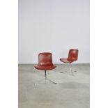 Poul Kjaerholm (1929-1980) Pair of Side Chairsdesigned 1960, executed 1960-81model no. PK9, for E...