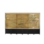 A six-panel folding screen Korea and Japan, Japanese colonial period, early 20th century