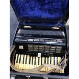 Baile accordion 120 bass. Comes with travel case.