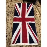 Military Union Jack flag. Measures 130x65cm