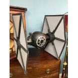 A Star Wars The Black series Giant Tie Fighter with Pilot elite figure.