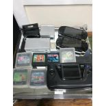 A lot of hand held console games which includes Sega, PSP & Nintendo. Sega comes with games (