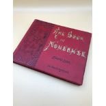 The book of nonsense by Edward Lear dated 1896. Filled with 110 illustrations.