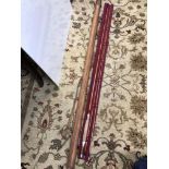 A Rare Orvis Impregnated "Wes Jordan bamboo fly rod, Made for R.D.Swift. Comes with extra tip, carry