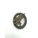 A German Nazi Luft Waffe Paratrooper badge by G.E. Juncker Berlin.