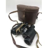A pair of military bino.prism.NO2 MK3 binoculars and case