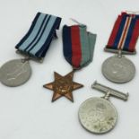 A Lot of 3 WW2 Medals which includes star, Indian service & British war medal. Together with Turkish