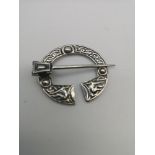 A Glasgow silver penannular cloak pin (Robert Allison, 1953)