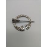 A Birmingham silver pennanular cloak pin (P.N, 1966)