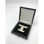 1939 German Nazi Iron Cross 1st class bar with original box.