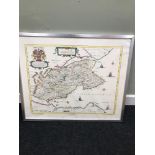 A Vintage map of Fife printed by John Bartholomew & Son Ltd Edinburgh. Measures 53x63cm