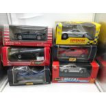 Six Boxed Cars to include makes: Maisto, Revell and Burago