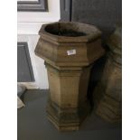 A stone chimney pot (75cm)