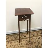 A 1920's arts & crafts plant stand, styled in a McIntosh manner