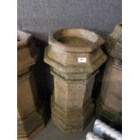 A stone chimney pot (height 75cm)