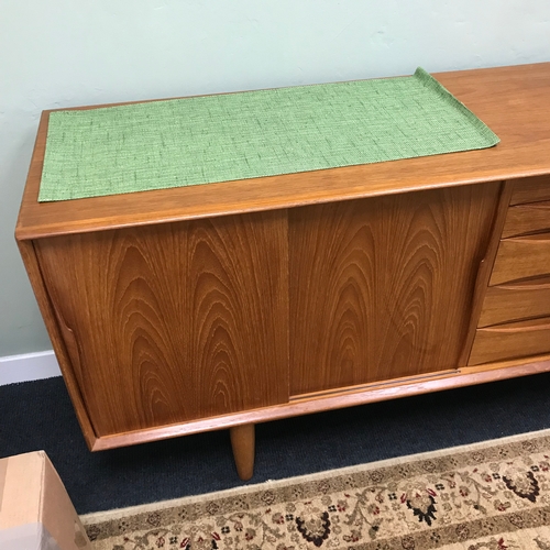 A Large teak retro pedestal sideboard - Image 2 of 2