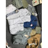 A collection of various military uniform