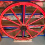 A large cart wheel (Diameter 111cm)