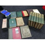A Collection of antique books based on the genre of Ireland. Includes Bartholomews map of Ireland